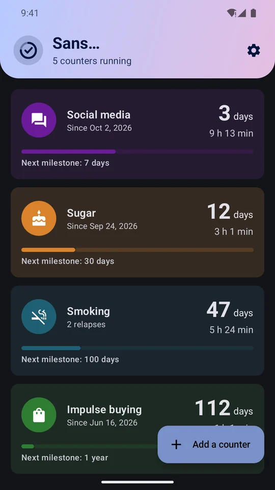Dark theme